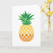 Ananas Kaart (Gele Bloem)