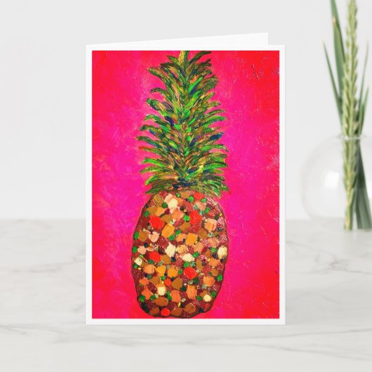 Ananas (Kaart)  Bedankkaart (Voorkant)