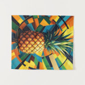 Ananas Kaleidoscoop - Ananas Imperium Ontwerp Wandkleed (Voorkant (horizontaal))