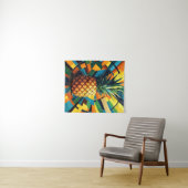 Ananas Kaleidoscoop - Ananas Imperium Ontwerp Wandkleed (In Situ (horizontaal))
