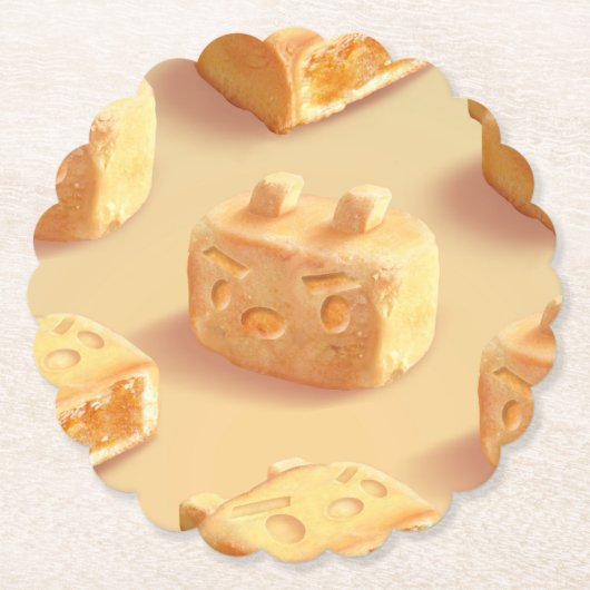 ananas kartonnen onderzetters (Voorkant)