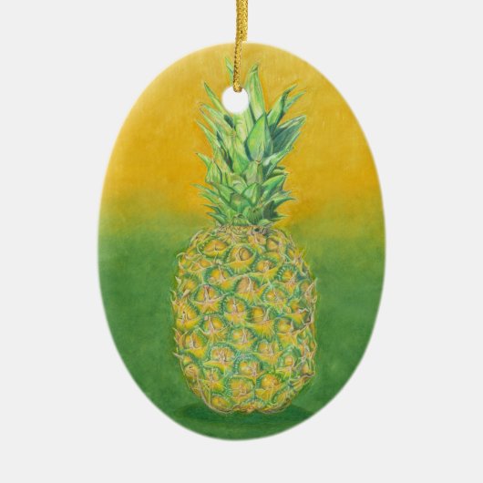 Ananas keramisch Ornament (Voorkant)