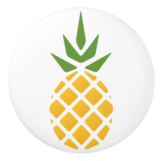 ananas keramische knop (Voorkant)