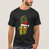 Ananas Kerstboom of Kerstmis in Juli Pine T-shirt (Voorkant)