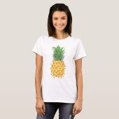 ananas kerstboom t-shirt (Voorkant volledig)