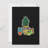 ananas kerstlampjes, vrouwen Mannen Hawaiian Ch Kaart (Voorkant)