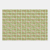 ananas, kerstmanschappen met peper inpakpapier vel (Voorkant 3)