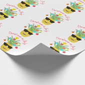 Ananas Kerstmis in juli Cadeaupapier (Hoek)