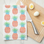 ananas keukenhanddoeken (Quarter Fold)