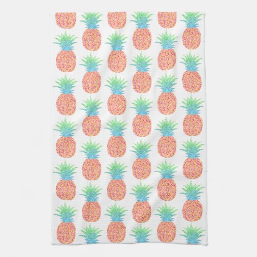 ananas keukenhanddoeken (Verticaal)