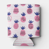 Ananas kind ontwerp,  patroon. blikjeskoeler (Achterkant)