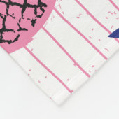 Ananas kind ontwerp,  patroon. fleece deken (Hoek)