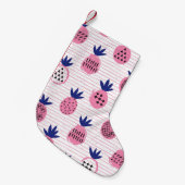 Ananas kind ontwerp, patroon. kleine kerstsok (Voorkant (Hangend))