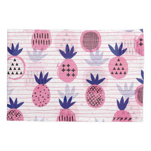 Ananas kind ontwerp, patroon. kussensloop (Achterkant)