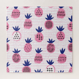 Ananas kind ontwerp, patroon. legpuzzel