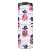 Ananas kind ontwerp,  patroon. thermosbeker (Achterkant)