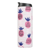 Ananas kind ontwerp,  patroon. thermosbeker (Geroteerd rechts)