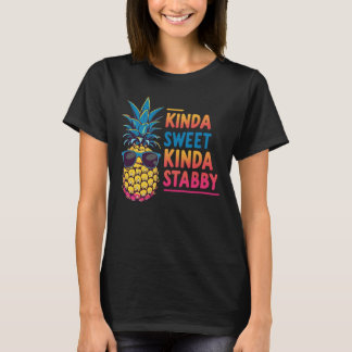 Ananas Kinda Dames T-shirts Stabby Clothing