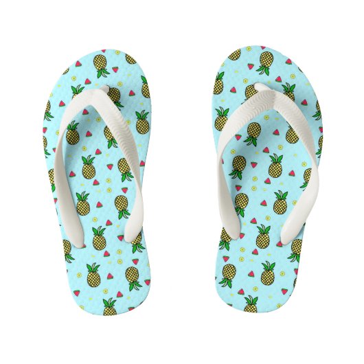 ananas kinder teenslippers (Voetbed)
