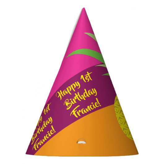 Ananas Kinderen Birthday Party Feesthoedjes (Links)