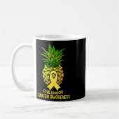 Ananas Kindertijd Kanker Awareness Gift Koffiemok (Links)