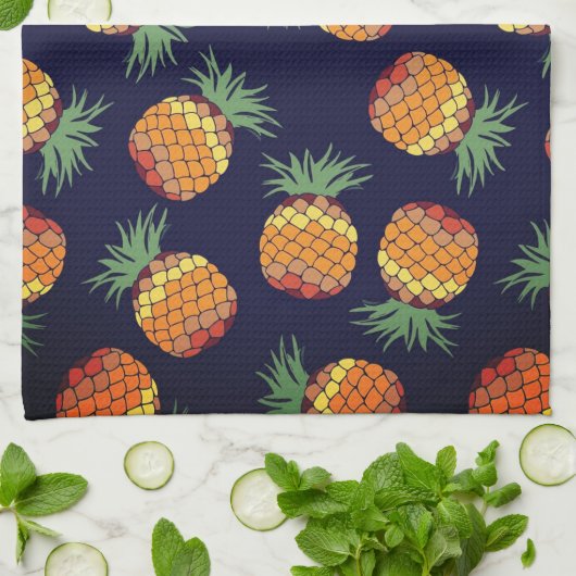 Ananas Kitchen Towel Theedoek (Gevouwen)