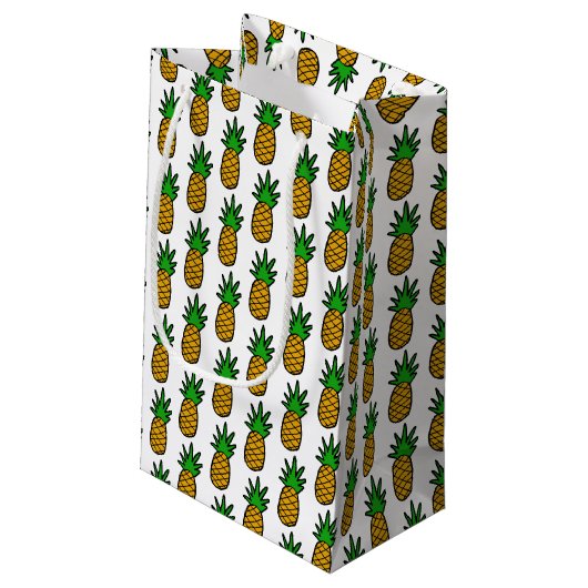 ananas klein cadeauzakje (Achterkant Gekanteld)