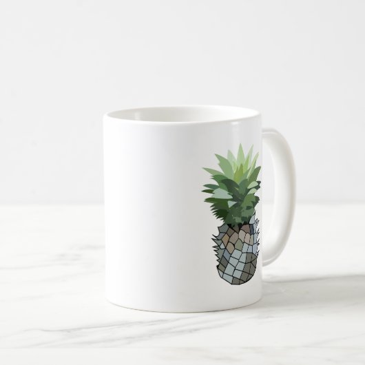 ananas koffiemok (Voorkant rechts)