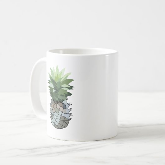 ananas koffiemok (Voorkant links)