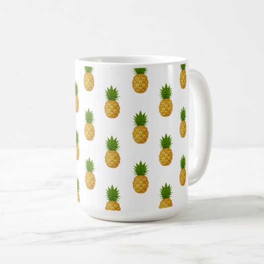 ananas koffiemok (Voorkant rechts)
