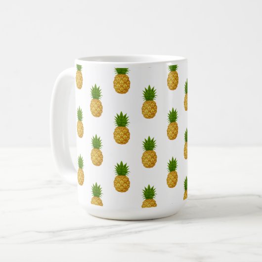 ananas koffiemok (Voorkant links)