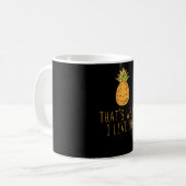 ananas koffiemok (Voorkant links)