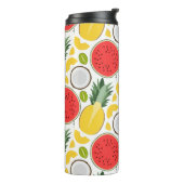 Ananas Kokosnoot Watermeloen Stukken Thermosbeker (Gedraaid links)
