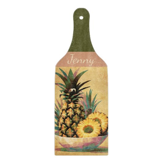 Ananas kom snijplank (Voorkant)