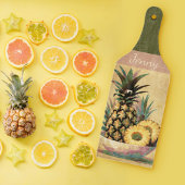 Ananas kom snijplank