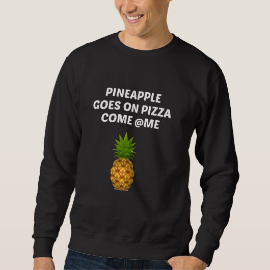 ananas komt op Pizza Trui (Voorkant)