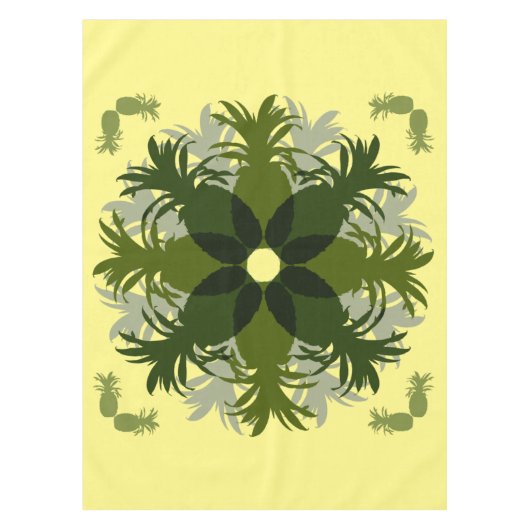 ANANAS KRANS PATROON TAFELKLEED (Voorkant)