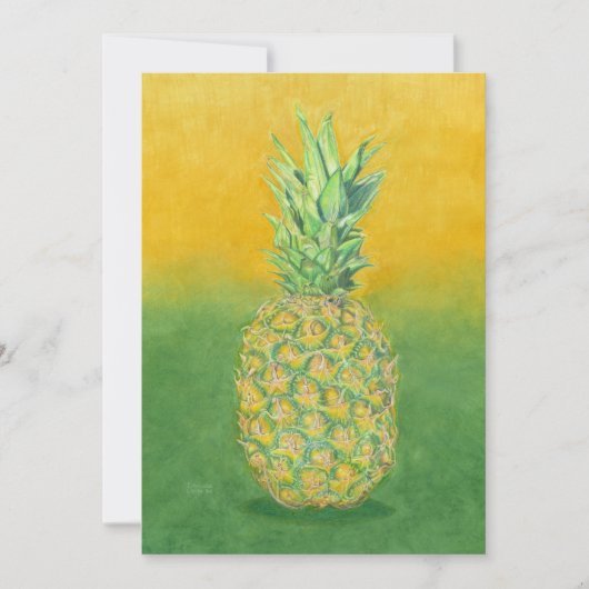 Ananas Kunst Kaart (Voorkant)