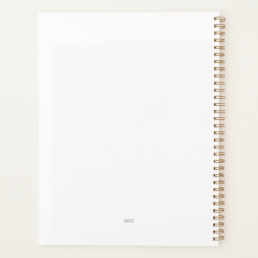 Ananas Kunst Planner (Achterkant)