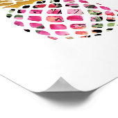 Ananas - Kunstafdrukken - decor Poster (Hoek)