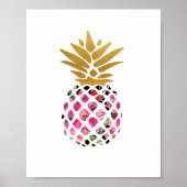 Ananas - Kunstafdrukken - decor Poster (Voorkant)