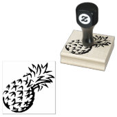 Ananas kunststempel rubberstempel (Gestempeld)