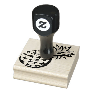Ananas kunststempel rubberstempel