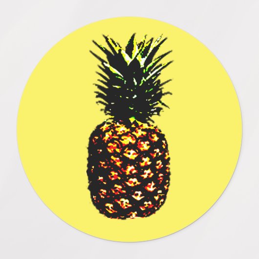 ananas labels (Design 3)