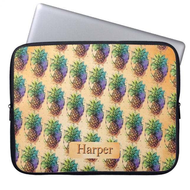Ananas Laptop Sleeve (Voorkant)