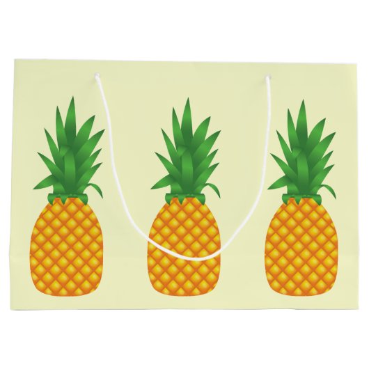 ananas large cadeautasje (Achterkant)