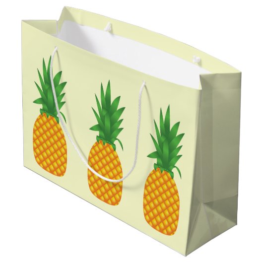 ananas large cadeautasje (Achterkant Gekanteld)
