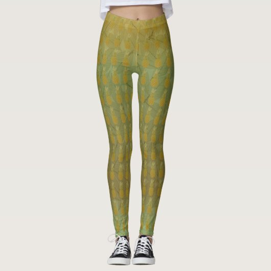 Ananas Leggings voor vrouwen (Voorkant)