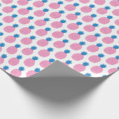 Ananas Leuk,  naadloos ontwerp. Cadeaupapier (Hoek)