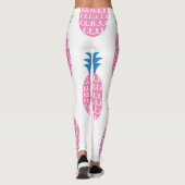Ananas Leuk,  naadloos ontwerp. Leggings (Achterkant)